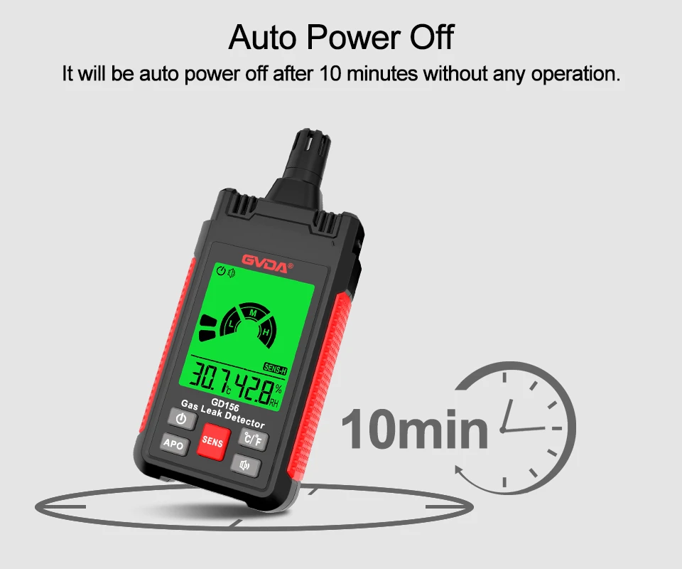 7. Natural gas leak detector