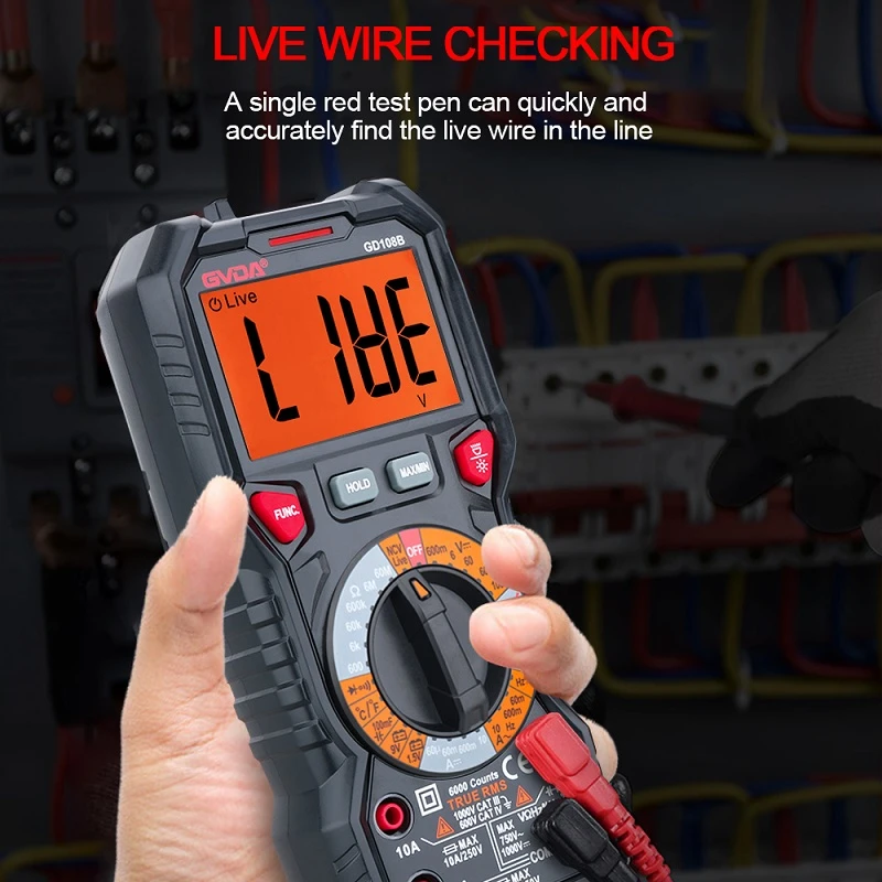 2. Multimter for live testing - 2. Multimter for live testing -