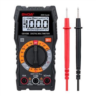 2000 suav phau ntawv qhia ntau yam Digital Multimeter
