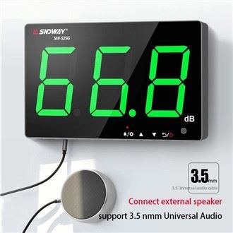 Digital USB Sound Level Meter Phab ntsa mounted