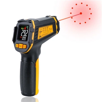 Lub Digital Infrared Thermometer Laser Temperature Meter yog ib qho khoom siv...