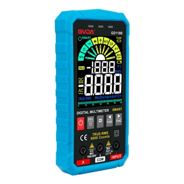GVDA GD119B TRUE RMS Digital Multimeter yog cov cuab yeej ntsuas siab uas tua...