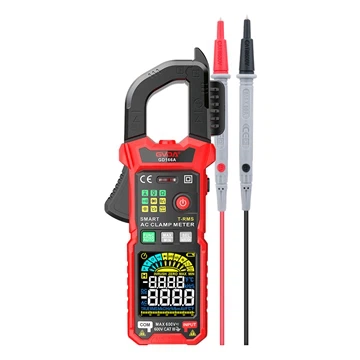 GVDA Tshiab Tuaj Txog GD166B Inrush Clamp Meter 600A Tseeb RMS AC / DC Tam Si...