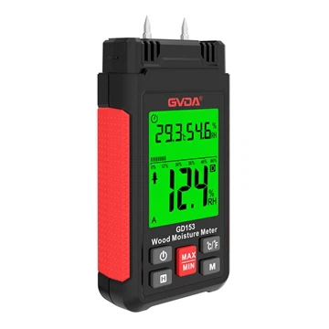 GVDA GD153 Ntoo Moisture Meter yog ib qho cuab yeej siv tau los ntsuas cov de...