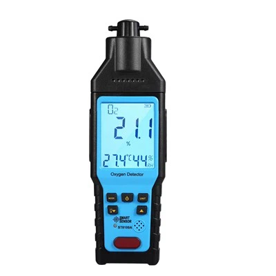 Portable High Precision 100% Vol Oxygen Analyzer